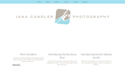 Desktop Screenshot of janacandlerphoto.com